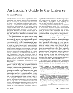 An Insider`s Guide to the Universe