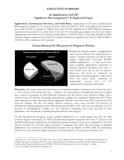Executive Summary - National League for Nursing