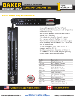 sling psychrometer - Global Test Supply