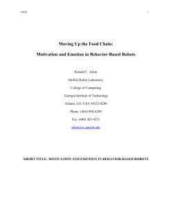 Moving Up the Food Chain: Motivation and