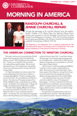 MoRning in aMeRiCa - University of the Cumberlands