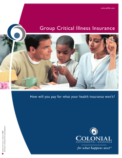 Group Critical Illness Insurance