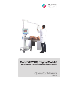 MacroVIEW DM Operating Manual