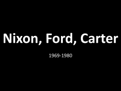 Nixon, Ford, Carter