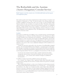(Austro-Hungarian) Consular Service