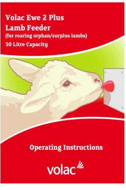 Ewe2 Plus Operating Instructions