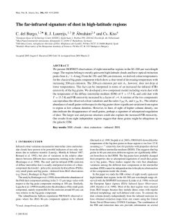 The far-infrared signature of dust in high