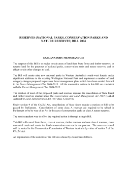 the Explanatory Memorandum