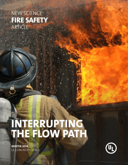 interrupting the flow path