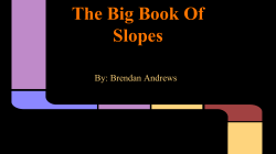 The Big Book Of Slopes