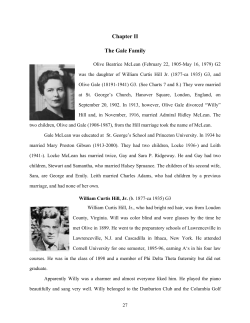 Chapter II The Gale Family