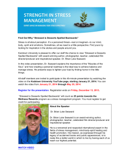 Find Out Why &ldquo;Stressed is Desserts Spelled Backwards&rdquo;