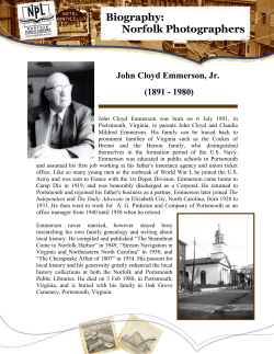 John Cloyd Emmerson, Jr - Norfolk Public Library