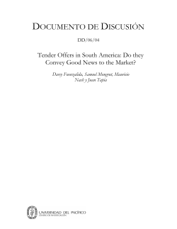 DOCUMENTO DE DISCUSI&Oacute;N - Repositorio de la Universidad del