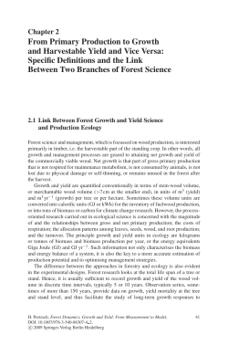 From Primary Production to Growth and Harvestable Yield and Vice