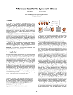 A Morphable Model For The Synthesis Of 3D Faces