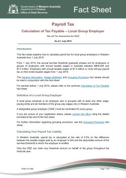 Local Group Employer