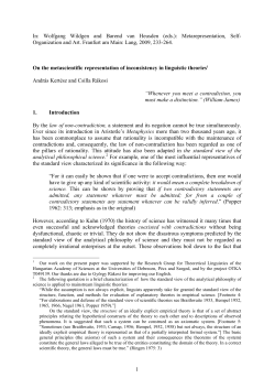 1 In: Wolfgang Wildgen and Barend van Heusden (eds