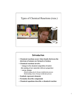 Single Replacement Reactions