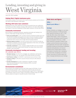 DOWNLOAD PDF West Virginia State Facts Sheet