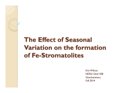 The Effect of Seasonal Variation on the Formation of Fe