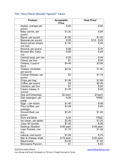 The &ldquo;How Much Should I Spend?&rdquo; Chart
