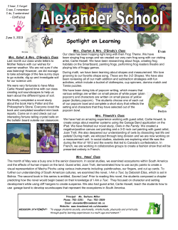 Spotlight on Learning - Brandon School Division