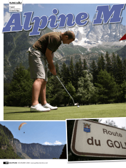 Caper Destination... French Alps