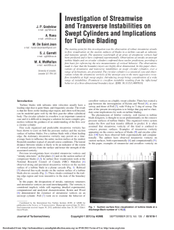 Investigation of Streamwise and Transverse Instabilities on Swept