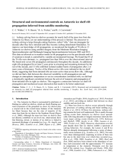 Structural and environmental controls on Antarctic ice shelf rift
