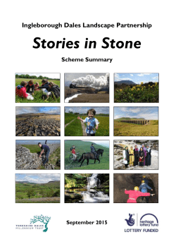 Stories in Stone - the Yorkshire Dales Millennium Trust