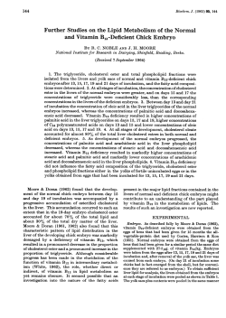 and Vitamin B,2-Deficient Chick Embryo