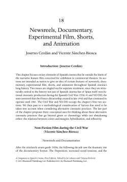 Newsreels, Documentary, Experimental Film, Shorts, and Animation