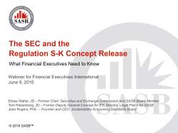 Slides - Sustainability Accounting Standards Board