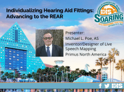 Seminar in PDF format - International Hearing Society