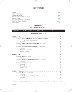 contents - The Mystery of History