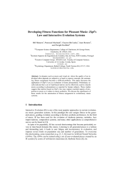 Developing Fitness Functions for Pleasant Music: Zipf`s