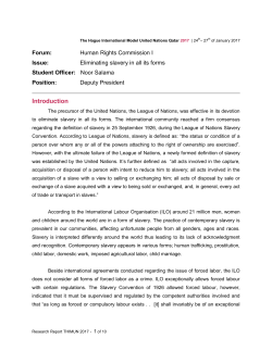 Introduction - THIMUN Qatar