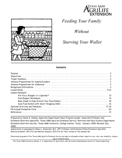 Feeding Your Family Without Starving Your Wallet