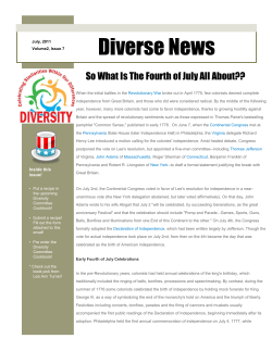 July, 2011 Diverse News