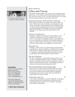 Cities and Towns - Baylor University