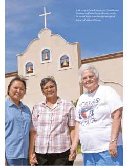 (Left to right) Sister Emily Jocson, Sister Fatima Santiago and Sister