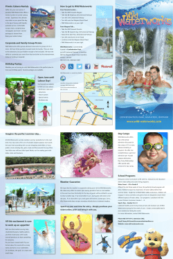 Brochure - Wild Waterworks