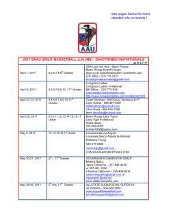 2017 SAAU GIRLS` BASKETBALL (LA) (MS)