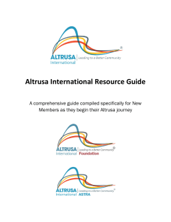Altrusa International Resource Guide