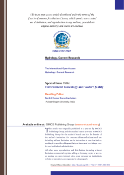 Indian Waters: Past and Present