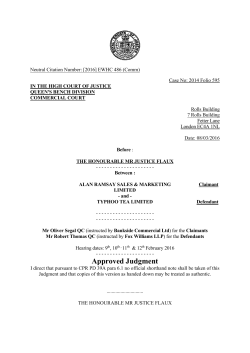 full details of the Judgment