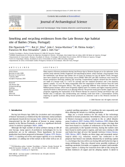 Smelting and recycling evidences from the Late Bronze Age habitat