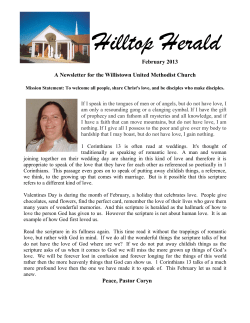 Hilltop Herald - Willistown United Methodist Church