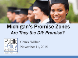 Michigan`s Promise Zones - Western Michigan University